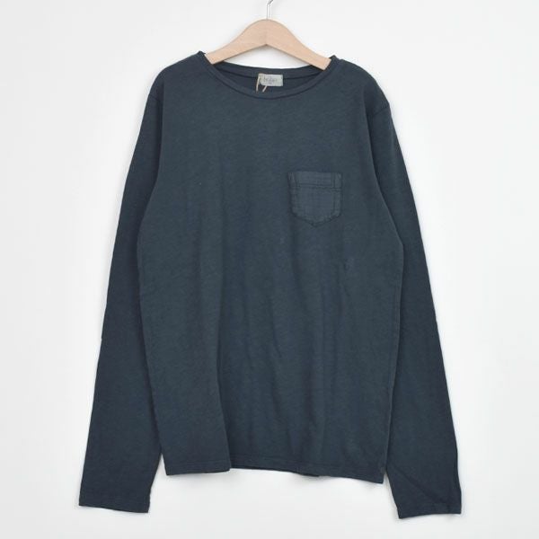 オーガニックコットン キッズポケット付きＴシャツ(長袖)
