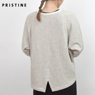 オーガニックコットン＆ヤク ラフアンドスムースプルオーバー