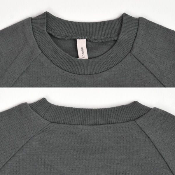 オーガニックコットン ベビー 接結ポケット付きスウェットシャツ