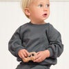 オーガニックコットン ベビー 接結ポケット付きスウェットシャツ