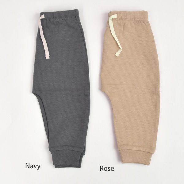 オーガニックコットン ベビー 接結スウェットパンツ