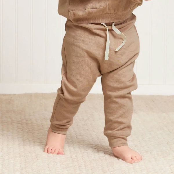 オーガニックコットン ベビー 接結スウェットパンツ