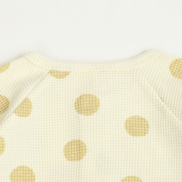 オーガニックコットン ベビー ワッフルジャンプスーツ(長袖)