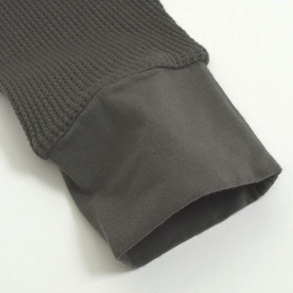 オーガニックコットン ワッフルべーシックロングスリーブ