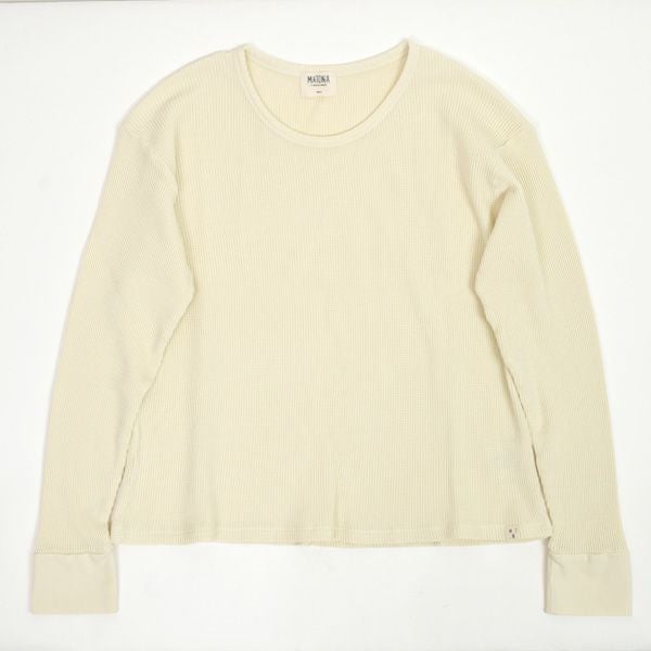 オーガニックコットン ワッフルべーシックロングスリーブ