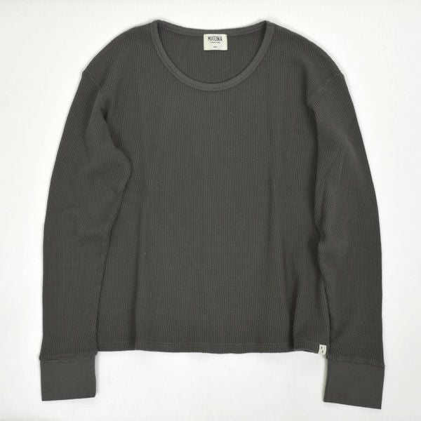 オーガニックコットン ワッフルべーシックロングスリーブ