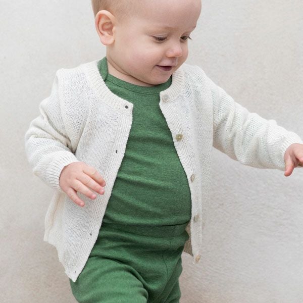 オーガニックコットン ベビー ボディ（長袖）