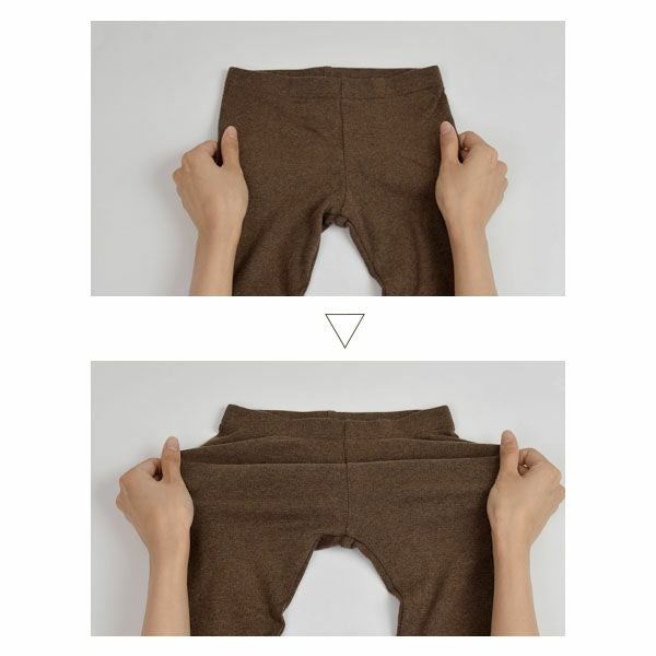 オーガニックコットン ベビー フライスレギンス