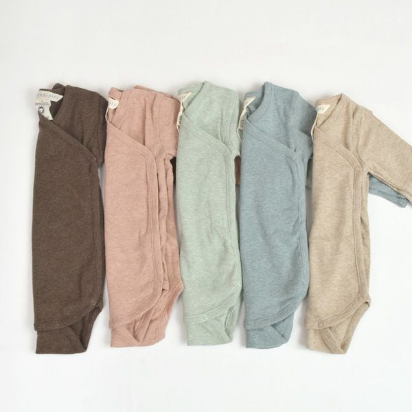 オーガニックコットン ベビーラップボディ(長袖)