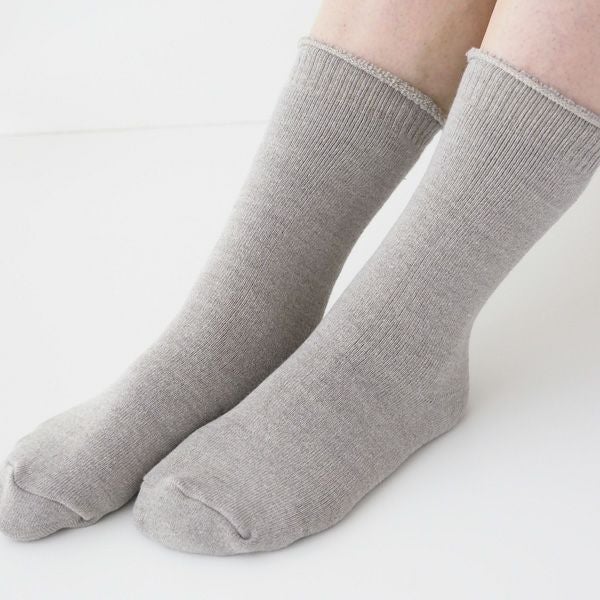 オーガニックコットン パイル編みソックス
