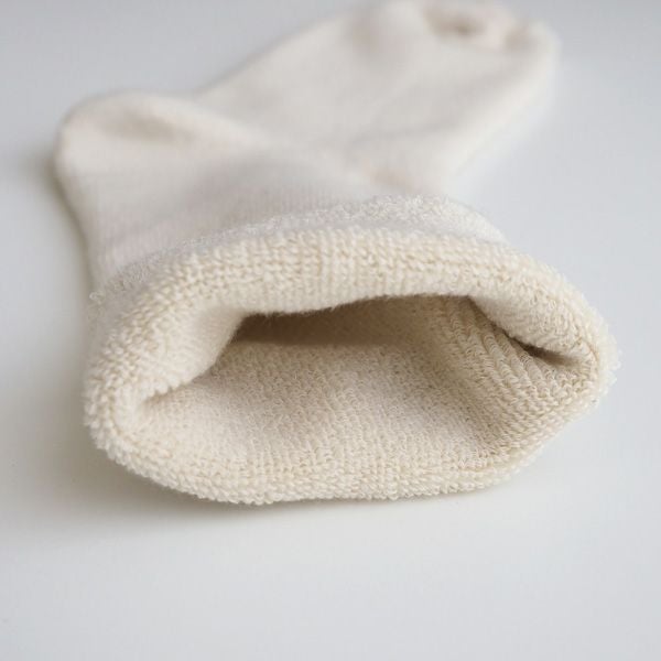 オーガニックコットン パイル編みソックス