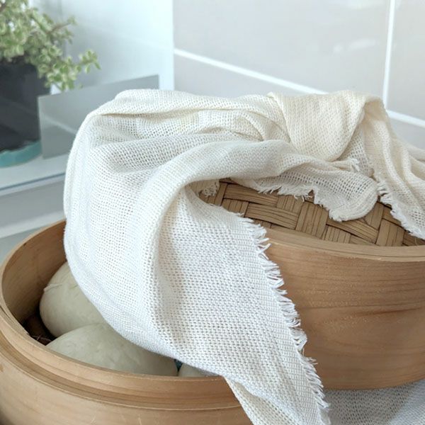 オーガニックコットン からみ織フリンジボディタオル2枚組
