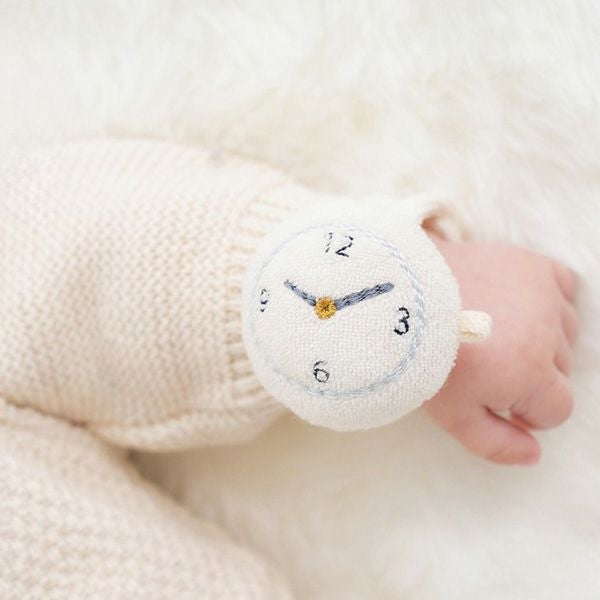 オーガニックコットン ベビー ギフト おでかけ時計セット