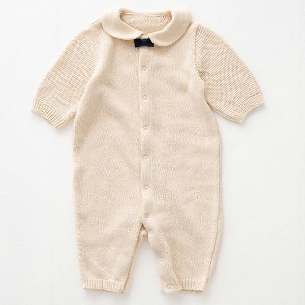 オーガニックコットン ベビー ニットベスト付き2wayドレス