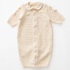 オーガニックコットン ベビー ニットリボン付き2wayドレス