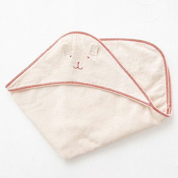 オーガニックコットン ベビー三角フードアフガン