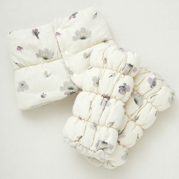 オーガニックコットン アンティークポピーネックウォーマー