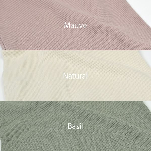 オーガニックコットン ベビーワッフルスリープセット