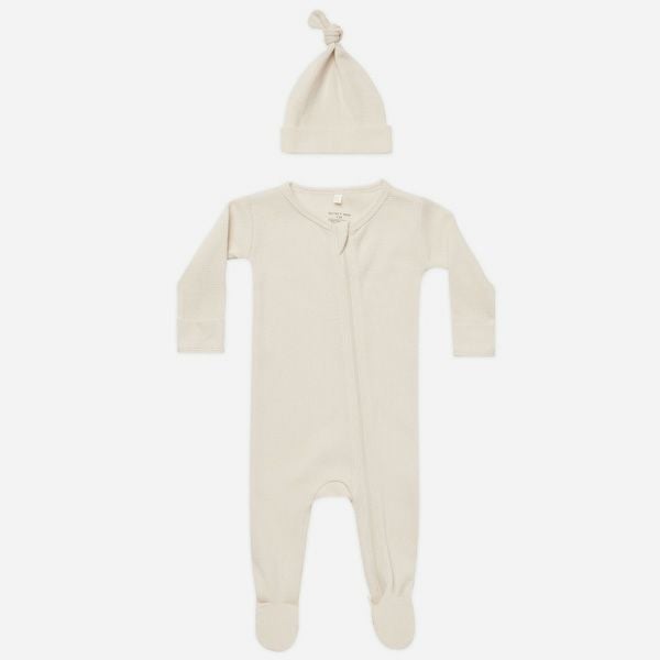 オーガニックコットン ベビーワッフルスリープセット