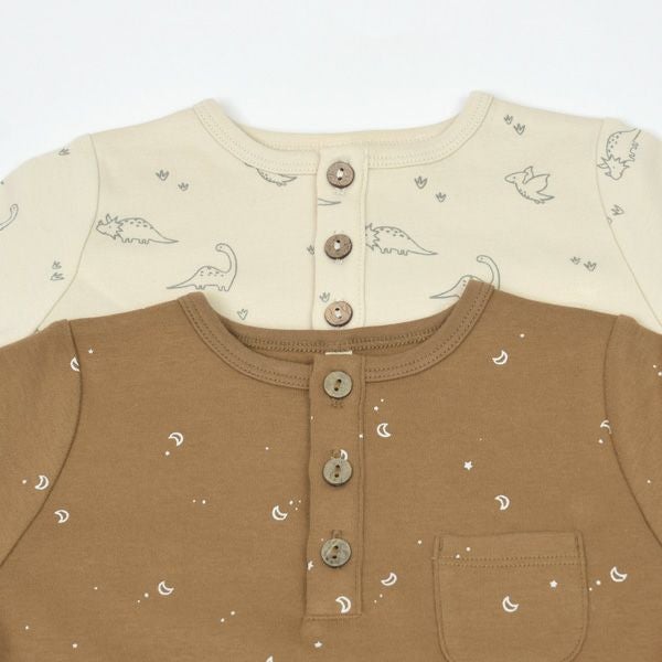 オーガニックコットン ベビージャンプスーツ(長袖)