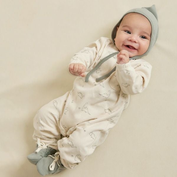オーガニックコットン ベビージャンプスーツ(長袖)