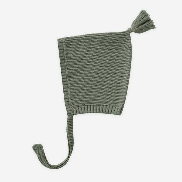 オーガニックコットン ベビーニットピクシーボンネット