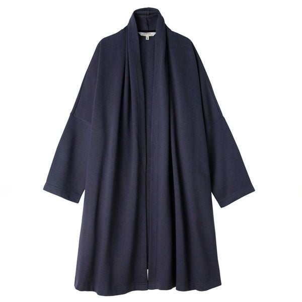 オーガニックコットン 裏起毛ドレープコート