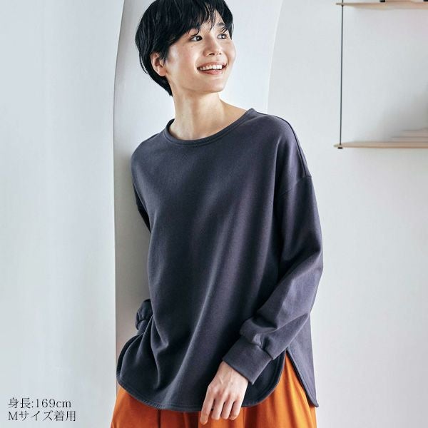 オーガニックコットン ユニセックス裏起毛スウェット