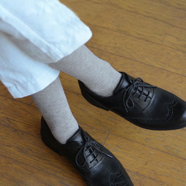 オーガニックコットン＆ヤク ゴムなしハイソックス