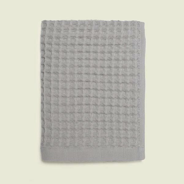 オーガニックコットン ソフトワッフルフェイスタオル