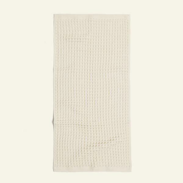 オーガニックコットン ソフトワッフルフェイスタオル