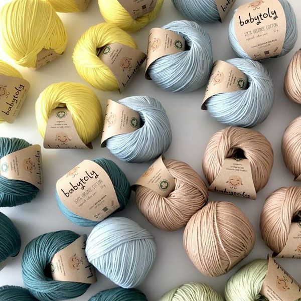 オーガニックコットン Supersoft Cotton yarn 50g Lemon