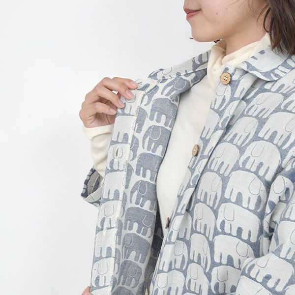 オーガニックコットン フィンレイソン エレファンティ ダブルガーゼリラクシングウェア