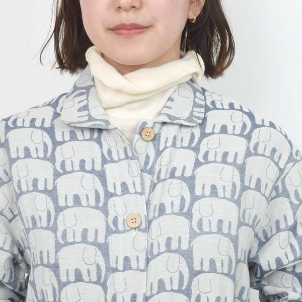 オーガニックコットン フィンレイソン エレファンティ ダブルガーゼリラクシングウェア