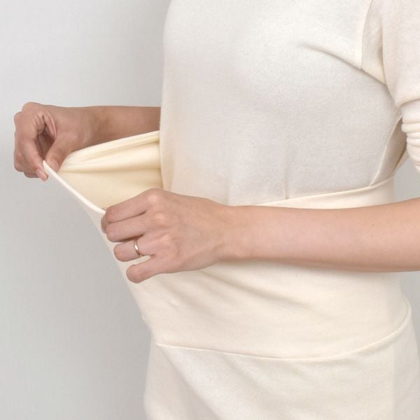 オーガニックコットン うっとりガーゼウォーマーレギンス