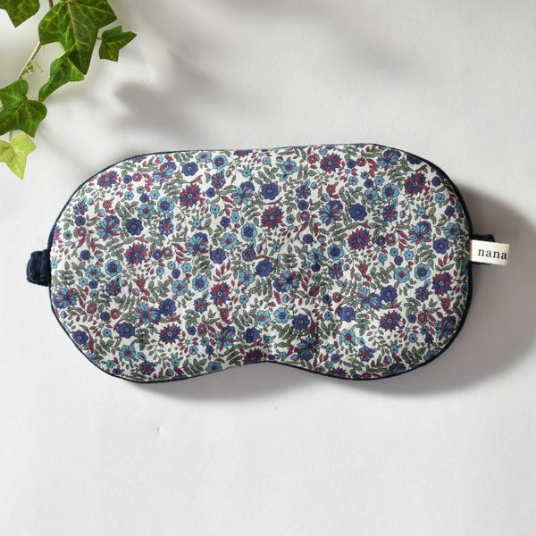 【別注】オーガニックコットン ビッグアイマスク モーブポピー