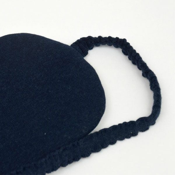 【別注】オーガニックコットン ビッグアイマスク モーブポピー