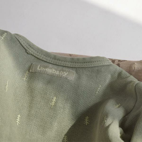 オーガニックコットン ベビーフリース足つきカバーオール