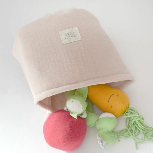 オーガニックコットン 収納バスケットS