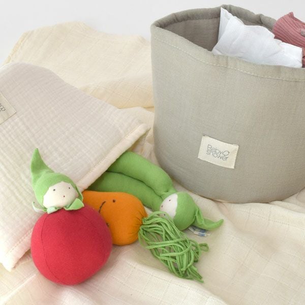 オーガニックコットン 収納バスケットM