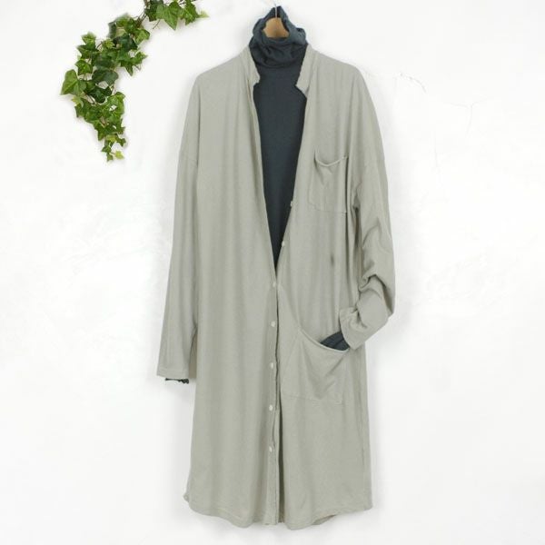 オーガニックコットン 薄地ハイゲージシャツコート