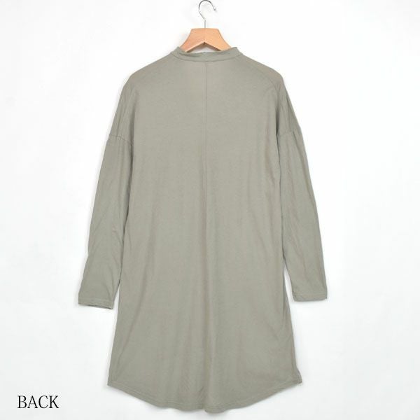 オーガニックコットン 薄地ハイゲージシャツコート