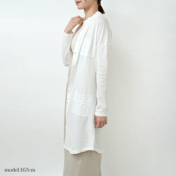 オーガニックコットン 薄地ハイゲージシャツコート