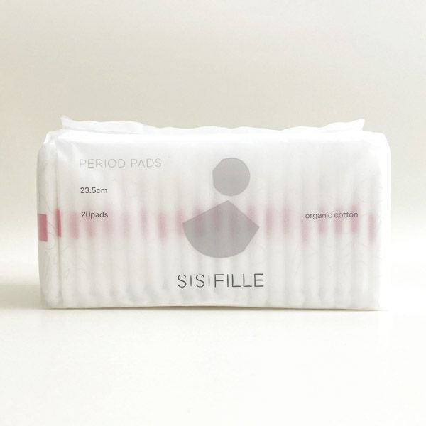 オーガニックコットン ピリオドパッド レギュラー23.5cm 羽つき