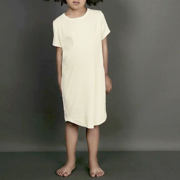 オーガニックコットン キッズパジャマワンピース