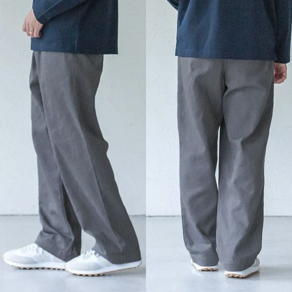 オーガニックコットン メンズツイルストレートパンツ
