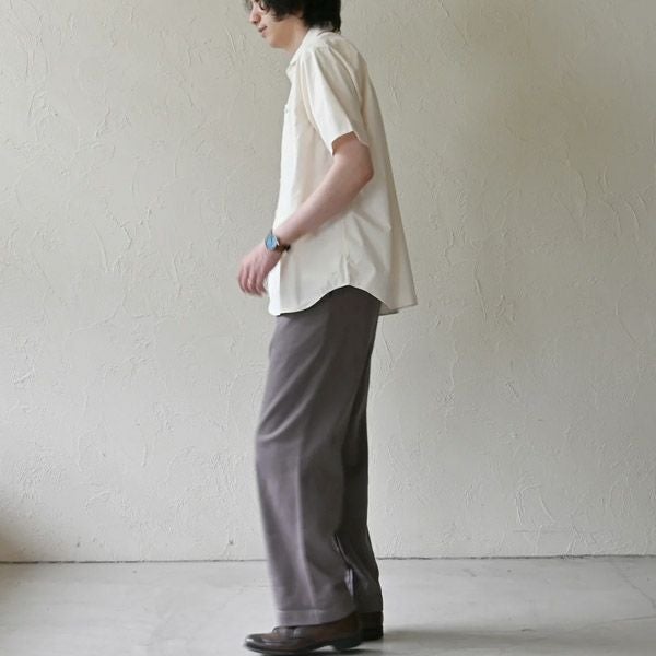 オーガニックコットン メンズツイルストレートパンツ