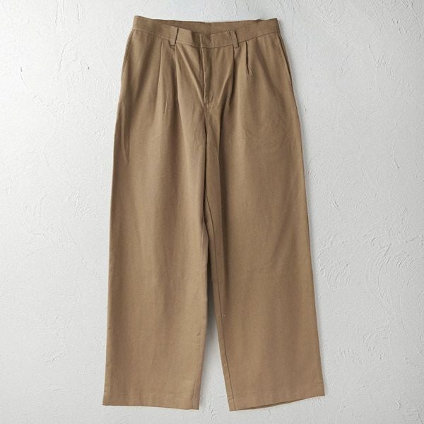 オーガニックコットン メンズツイルストレートパンツ