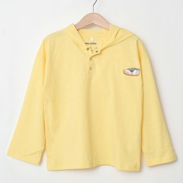 オーガニックコットン キッズ薄手ジョギングフーディ