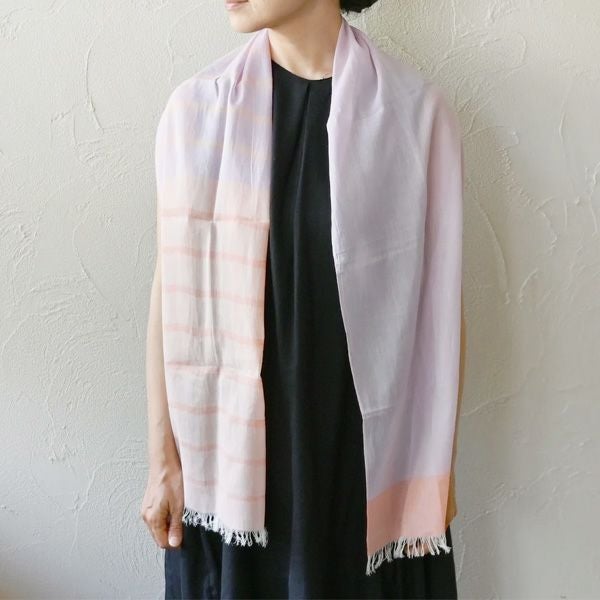 オーガニックコットン 手織スリムストール